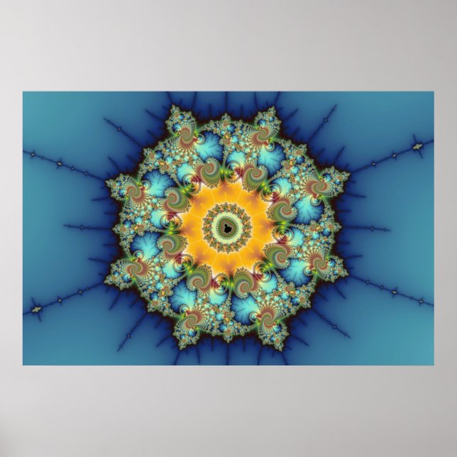 Affiche Insulaire - Mandelbrot Art (Devant)
