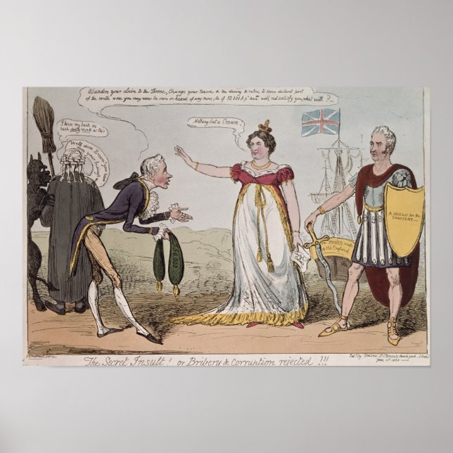 Affiche Insulte secrète ou corruption rejetée (Devant)