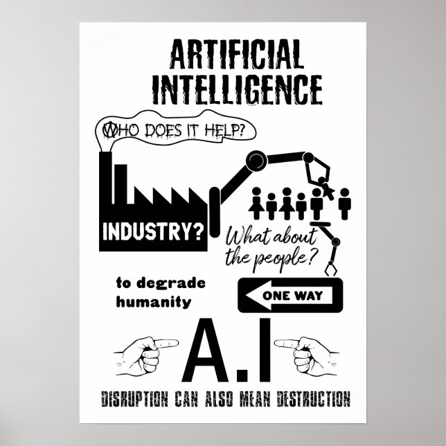 Affiche Intelligence artificielle (Devant)