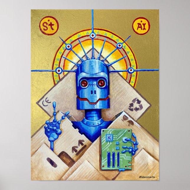 Affiche Intelligence artificielle St. (série "Deus ex box" (Devant)