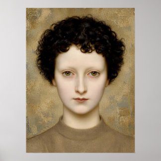 Affiche Intelligence Délicate – Un Portrait d'Art Fin