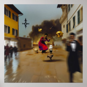 Affiche Intention manifeste Witchy AI Art Matte Value