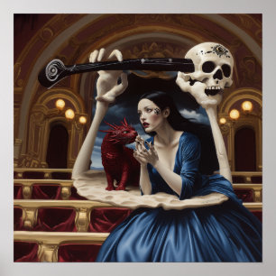 Affiche Intention manifeste Witchy AI Art Matte Value