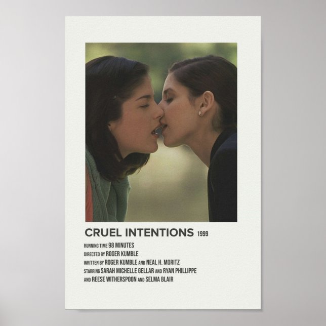 Affiche intentions cruelles 1999 (Devant)