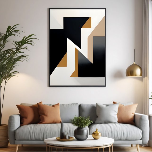 Affiche Interconnected Geometry (Créateur téléchargé)