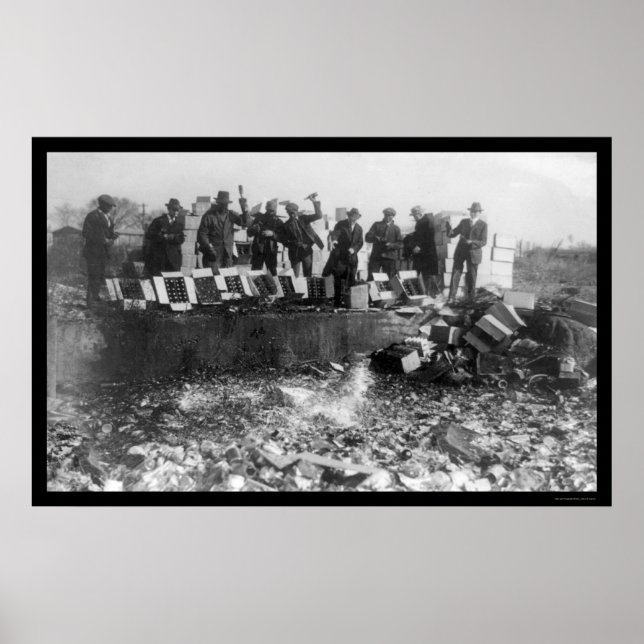 Affiche Interdiction des bouteilles de bière cassantes 192 (Devant)