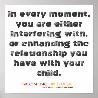 Affiche Interférer avec ou améliorer?