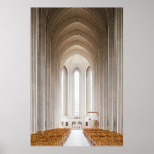 AFFICHE INTÉRIEUR CATHÉDRALE VIDE
