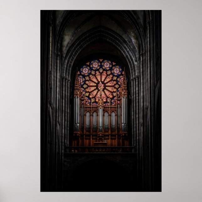 AFFICHE INTÉRIEUR DE LA CATHÉDRALE (Devant)
