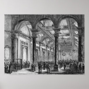 Affiche Intérieur de Lloyd's de Londres