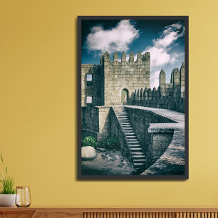 Affiche Intérieur du château de Guimaraes. Guimaraes, Port