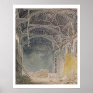 Affiche Intérieur du palais de St John, Eltham, c.1793 (l