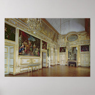 Affiche Intérieur du Salon de l'Oeil de Boeuf