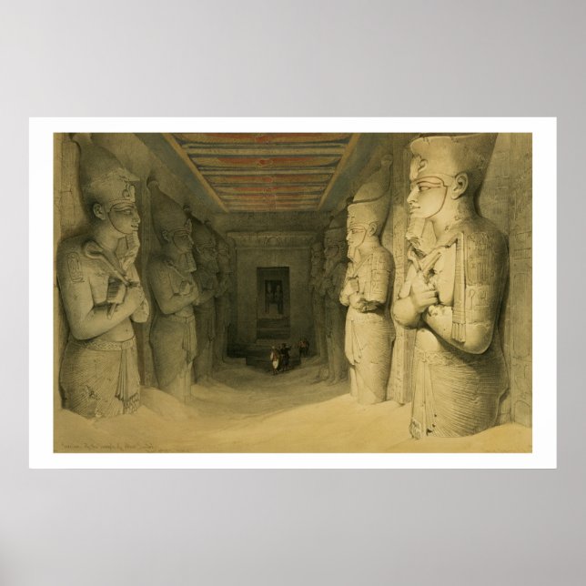 Affiche Intérieur du Temple d'Abu Simbel, de "Egypt (Devant)