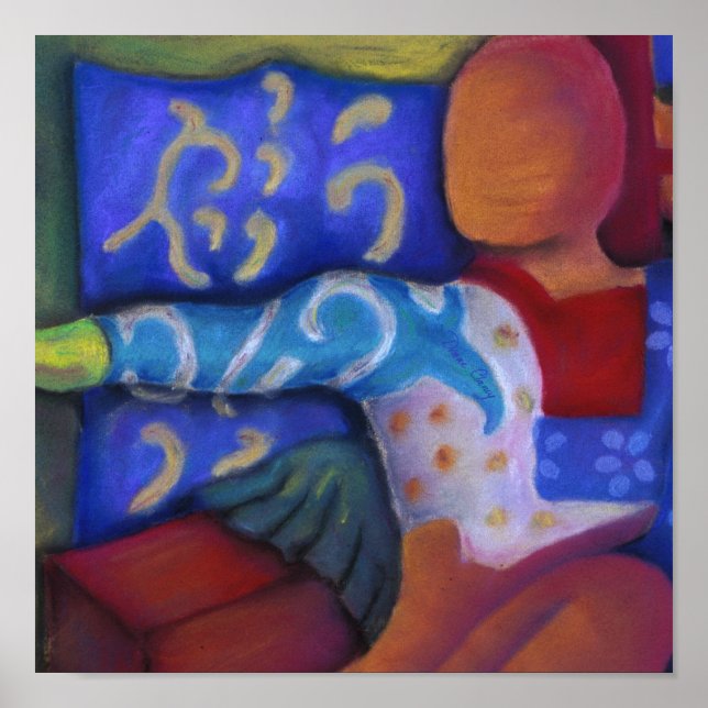 Affiche Intérieur et extérieur - Passage Azure et Crimson (Devant)