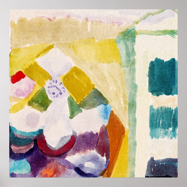 Affiche Interieur mit der Uhr ,Famous Painting (Devant)