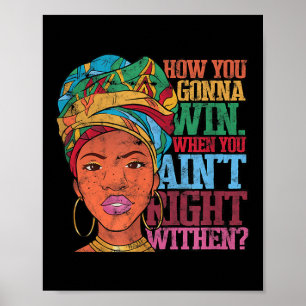 Affiche Intérieur - Victoire - Vérité Uni-adultes - Noir -