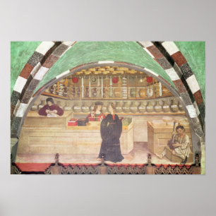 Affiche Interior of a pharmacy