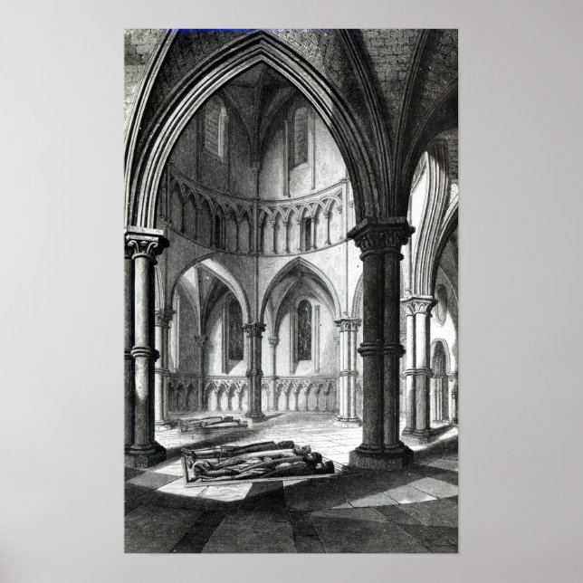 Affiche Interior of the Temple Church (Devant)