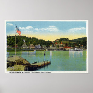 Affiche Interlaken Park Vue sur les Weirs