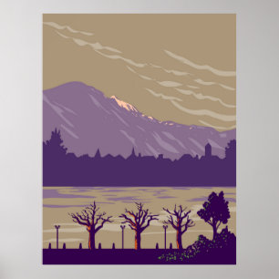 Affiche Interlaken Suisse