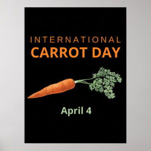 Affiche International Carrot Day April 4