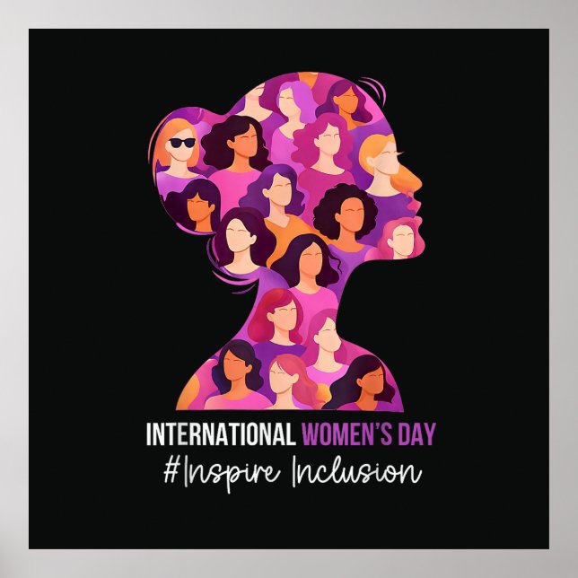 Affiche International Women's Day 8 March  (Devant)