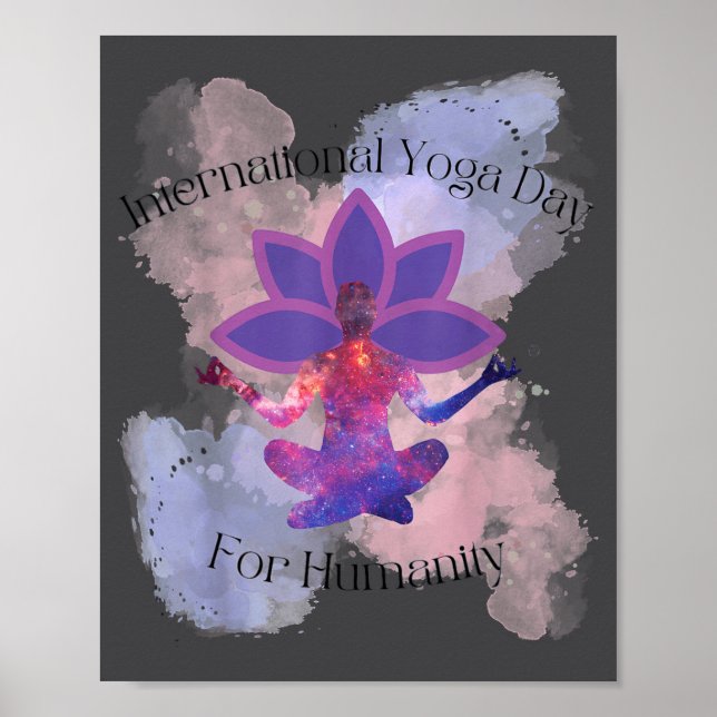 Affiche International Yoga Day For Humanity  (Devant)