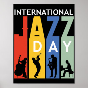 affiche internationale de la journée du jazz