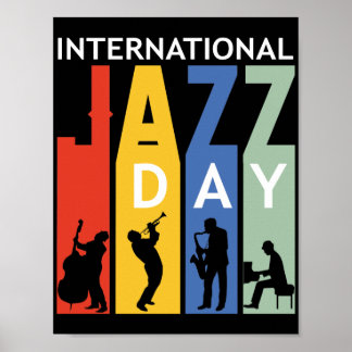 affiche internationale de la journée du jazz