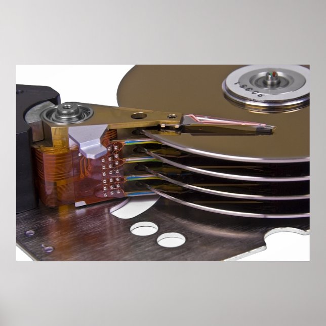 Affiche Internes d'un disque dur (Devant)