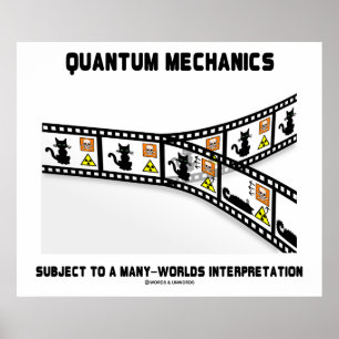 Affiche Interprétation de Quantum Mechanics Many Worlds