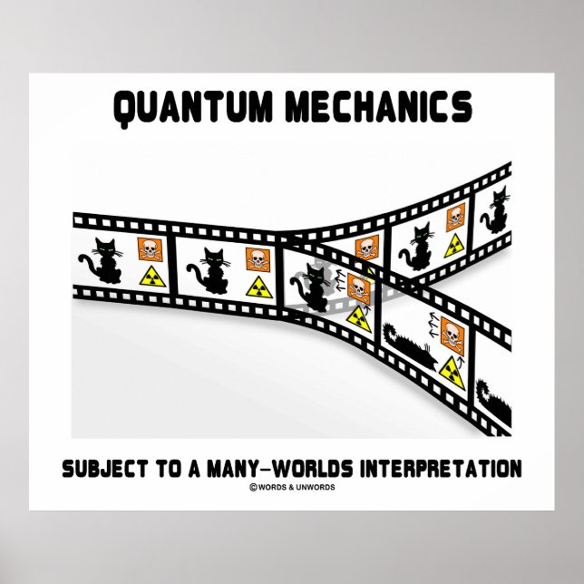 Affiche Interprétation de Quantum Mechanics Many Worlds (Devant)
