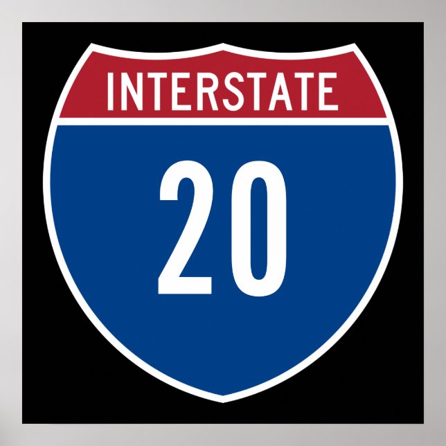 Affiche Interstate 20 (Devant)