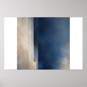 Affiche Intervalle Bleu — Aurema