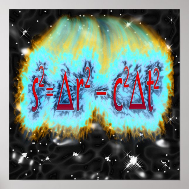 Affiche Intervalle espace (Devant)