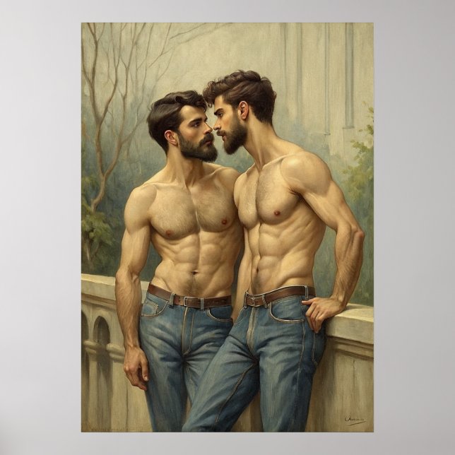 Affiche Intimité baroque : Le regard romantique (Devant)