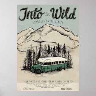 Affiche Into the Wild Illustrated Film