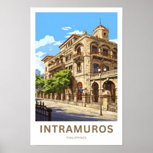 Affiche Intramuros Philippines