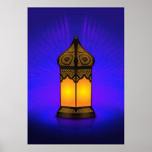 Affiche Intricate Islamic Floor Lamp