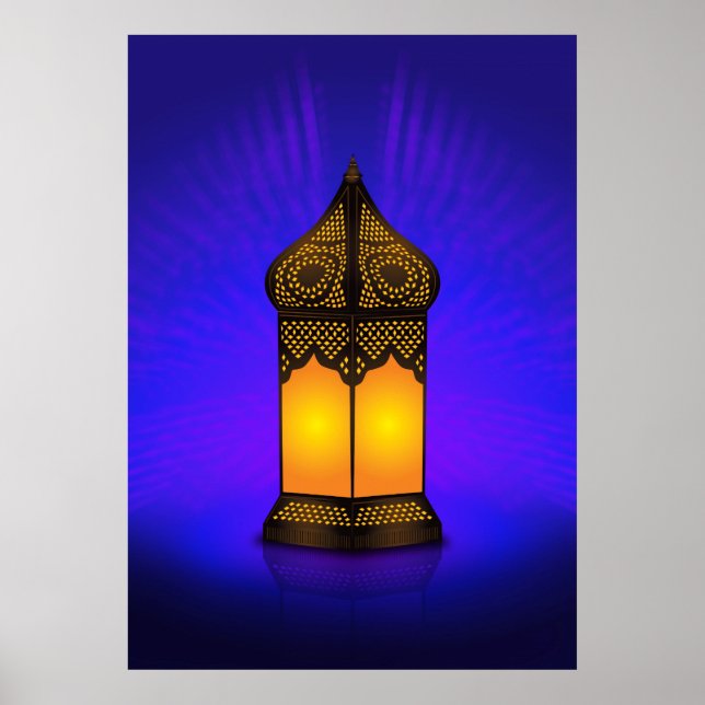Affiche Intricate Islamic Floor Lamp (Devant)