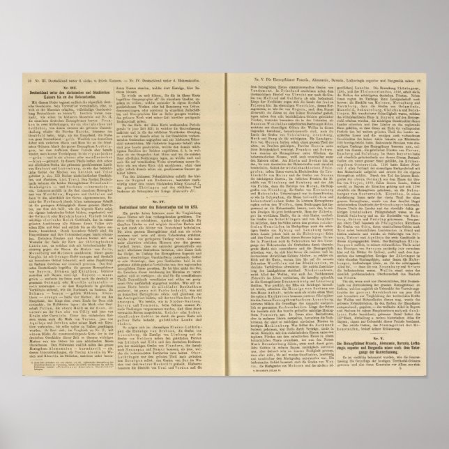 Affiche Introduction 1819 Deutschland IIIV (Devant)