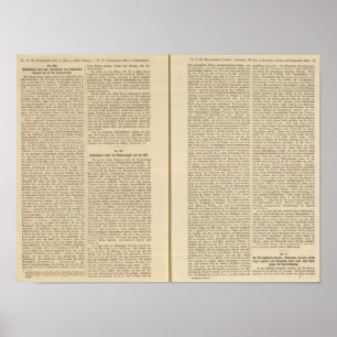Affiche Introduction Deutschland 1819 IIIV