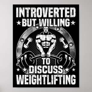 Affiche Introverted, Mais Prêt À Discuter De L'Habillement