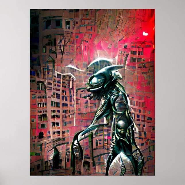 Affiche Invasion Alien (Devant)
