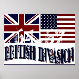 AFFICHE INVASION BRITANNIQUE