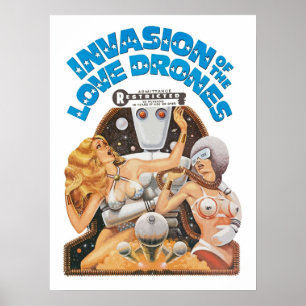 Affiche Invasion des drones d'amour