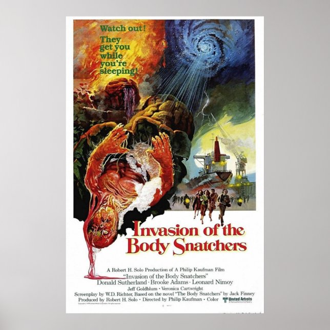 AFFICHE INVASION DES SNATCHERS DU CORPS (Devant)