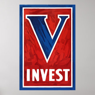 Affiche Investir Dans La Victoire — 2ÈME GUERRE MONDIALE
