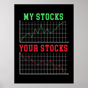 Affiche Investisseur Mes Stocks Vos Stocks